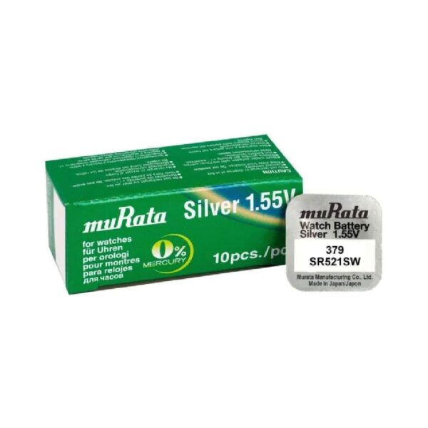Murata 379 SR63 / SR521SW Uhrbatterie 1,5V