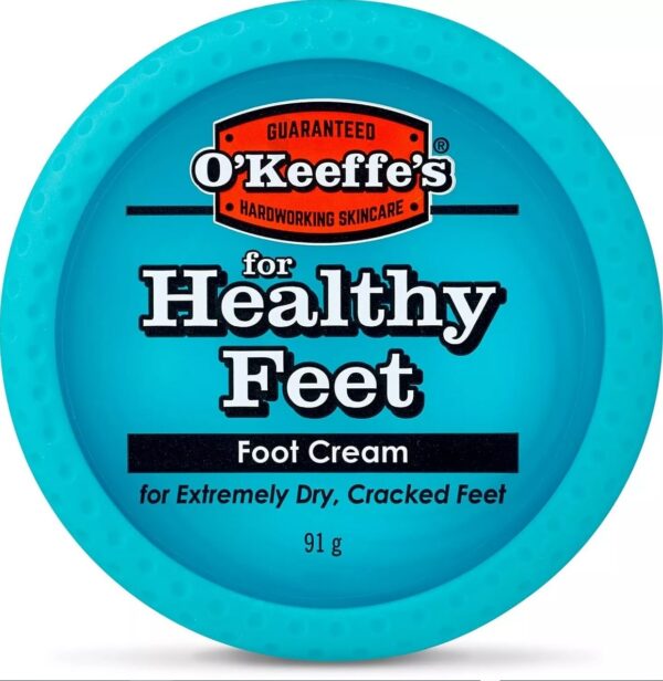 O’Keeffe’s Healthy Feet Creme, Für Extrem Trockene, Krackende Füße, Glas