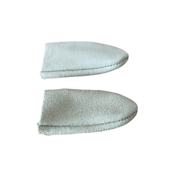 Kleine Lederfingerlinge Schutzhandschuhe für Polieren oder Schleifen Größe S