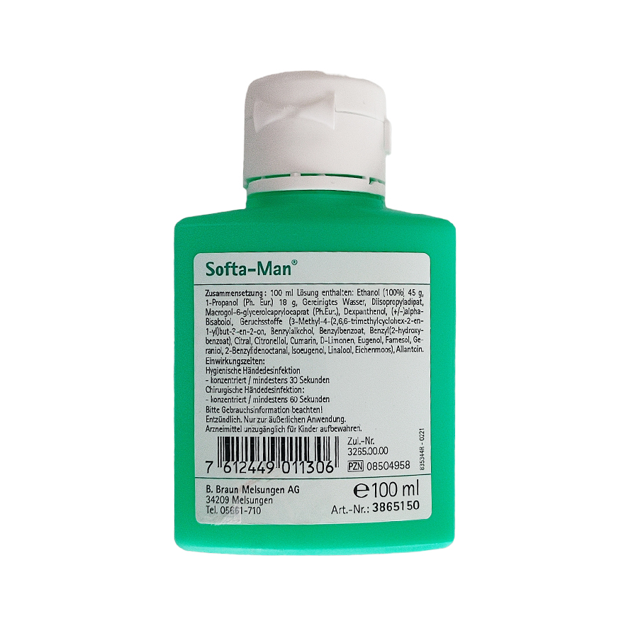 Softa-Man Alkohol-Handdesinfektionsmittel 100ml - Image 2
