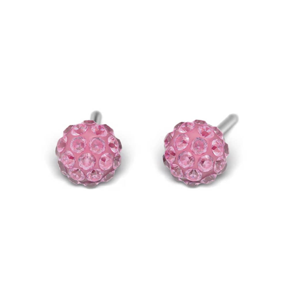 Studex Silver Fireball Rose Ohrringe, 4,5mm, 7522-0310