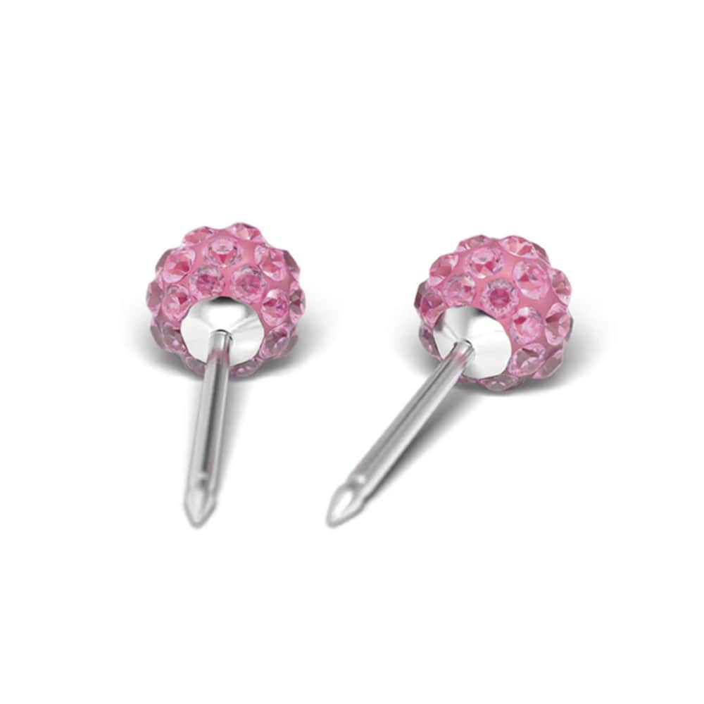 Studex Silver Fireball Rose Ohrringe, 4,5mm, 7522-0310 - Image 2