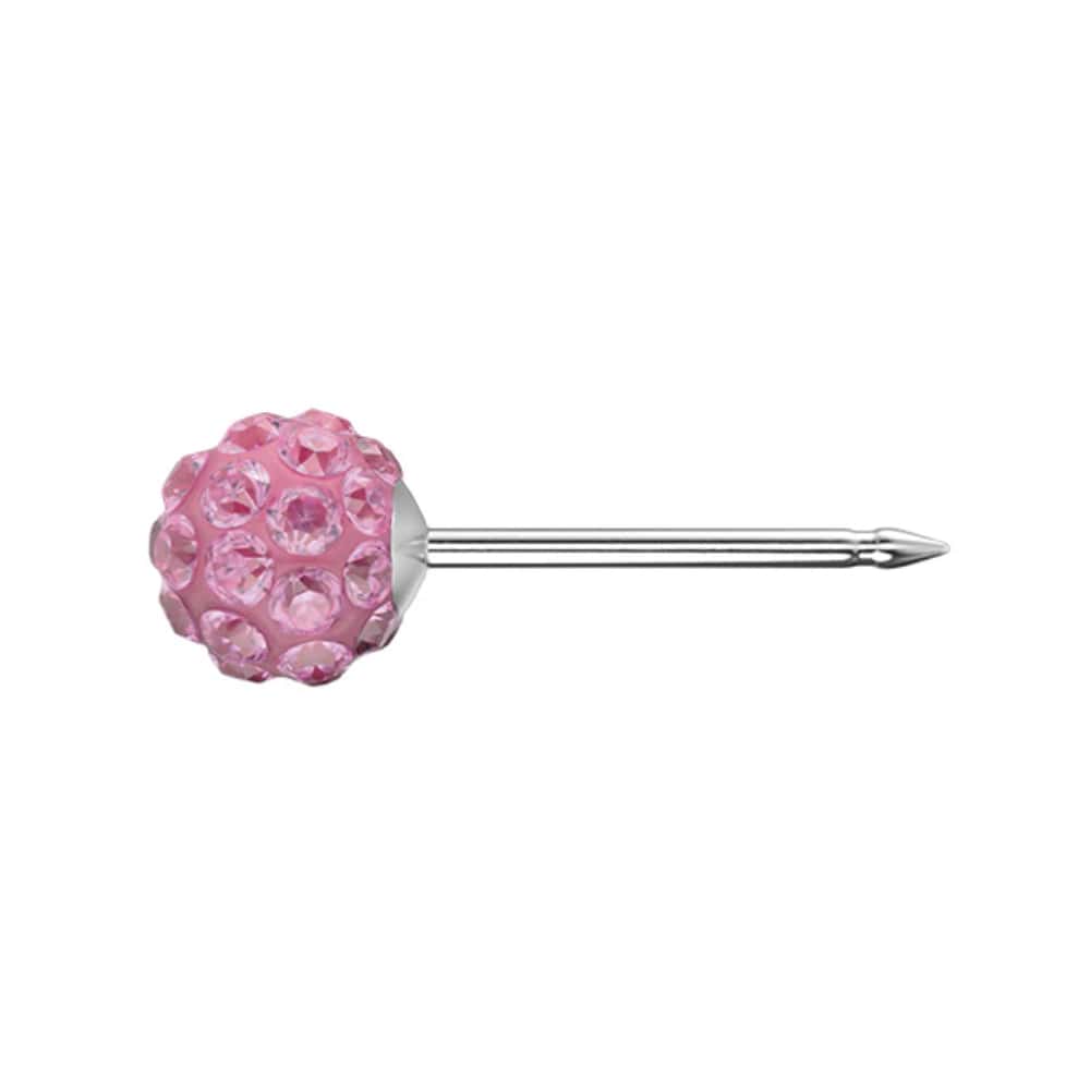 Studex Silver Fireball Rose Ohrringe, 4,5mm, 7522-0310 - Image 3