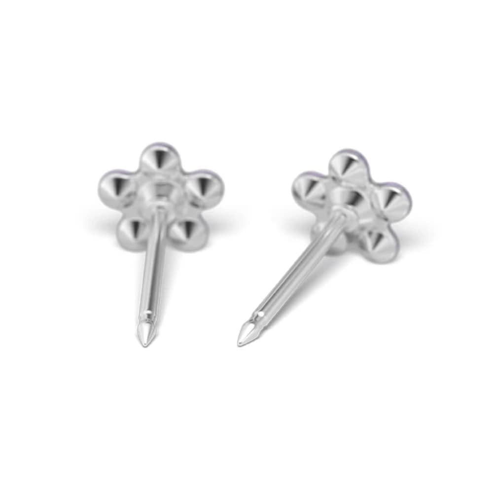 Studex Stahl Tanzanit April Kristall Ohrringe, 5mm, 7512-6284 - Image 3