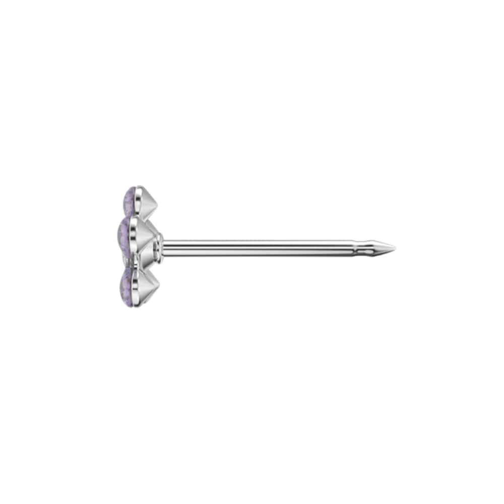 Studex Stahl Tanzanit April Kristall Ohrringe, 5mm, 7512-6284 - Image 4
