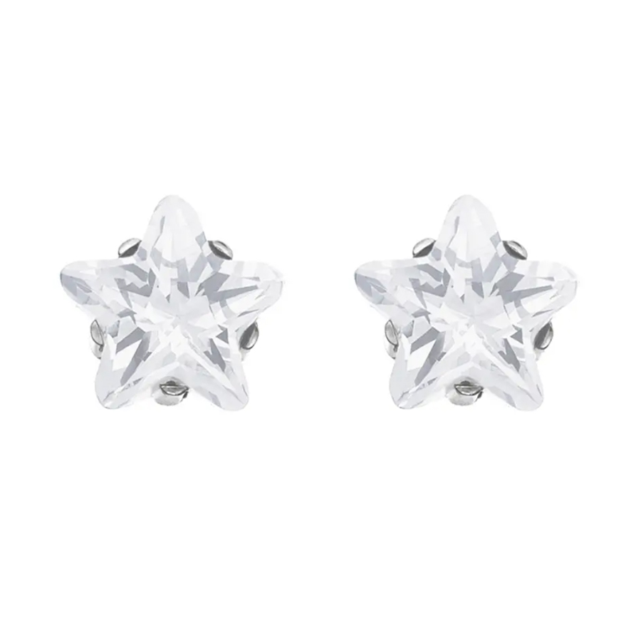 Studex Tiffany Cubic Zirkonia Stern Ohrringe – Ohrstecker 7522-0402