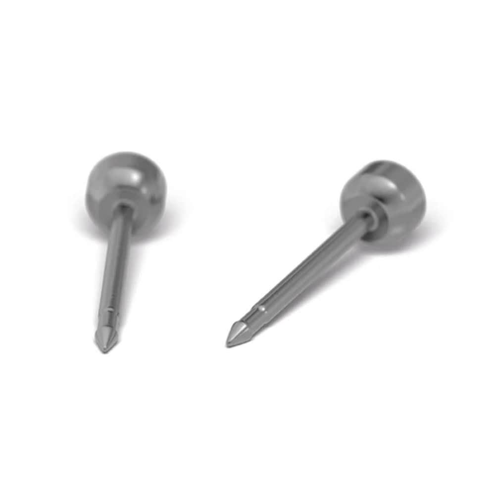 Studex Titanium Ohrringe mit April Kristallstein, 3mm, 7513-0204 - Image 2