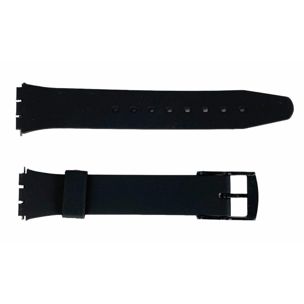 SWATCH glatter Gurt mit Kunststoffverschluss 17 mm