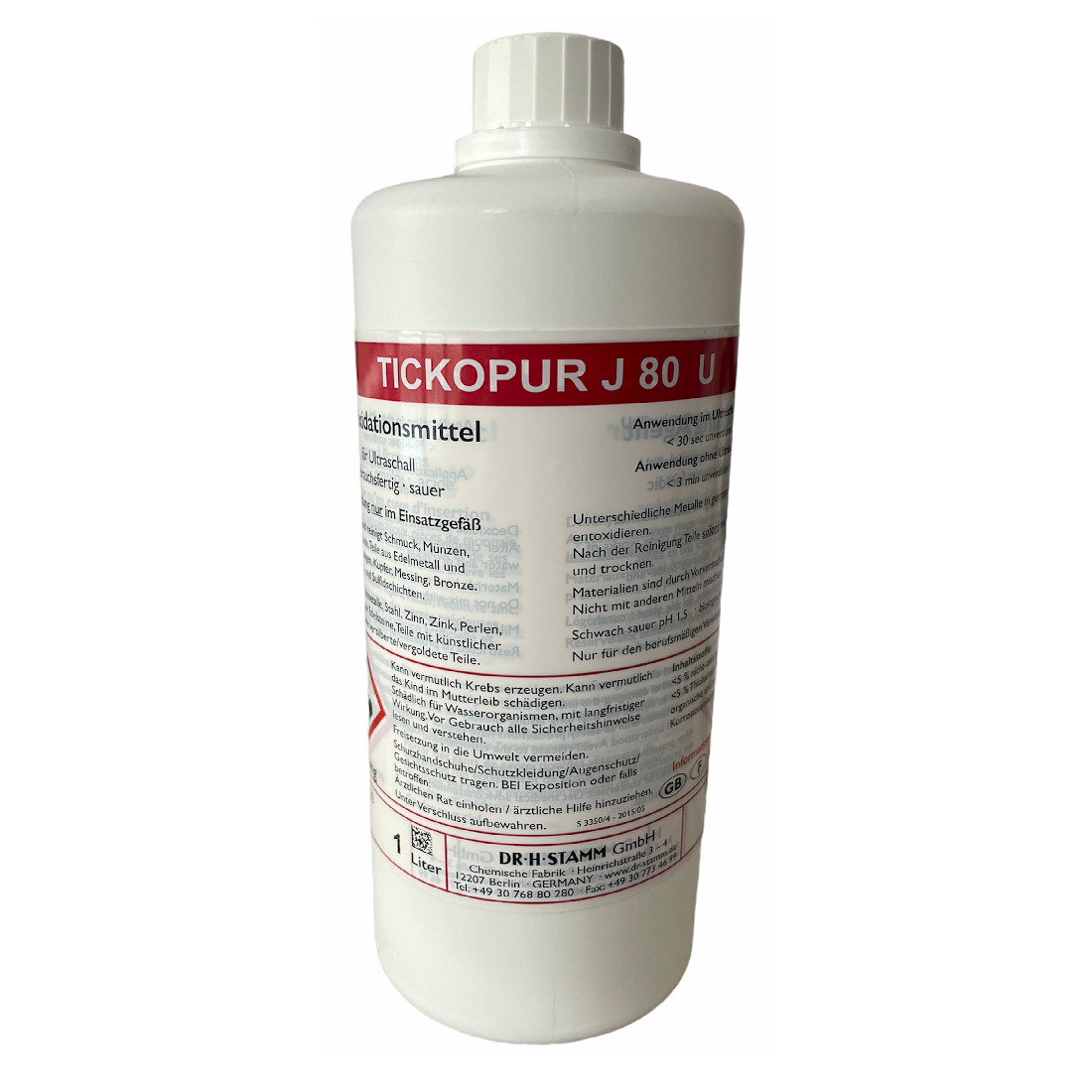 Tickopur J 80 U Deoxidisation Cleaner Ultraschallreiniger 1l