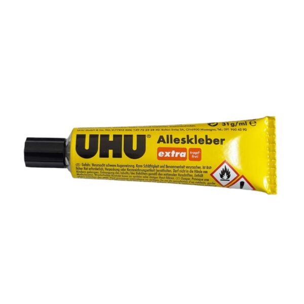 UHU Allzweckkleber extra – Für schnelle und kristallklare Verbindungen, 30ml