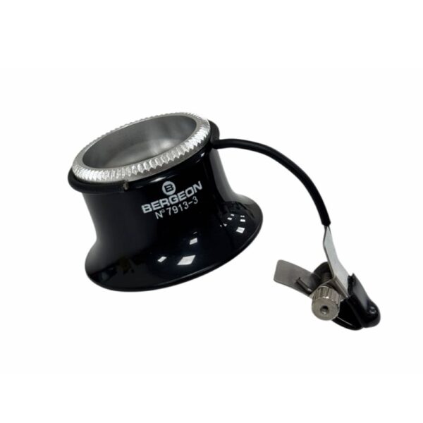 Bergeon 7913-3 Eyeglass Uhrmacher Lupe mit Clip 3.3x