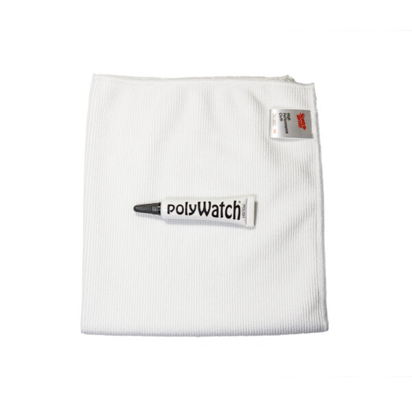 PolyWatch Kunststoff Uhr Glas Kratzer Politur mit 3M Scotch-Brite