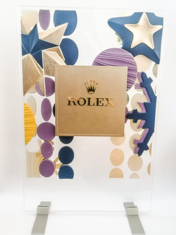 Vintage Rolex Ausstellungsstück – Echtes Uhrenfenster für Boutique