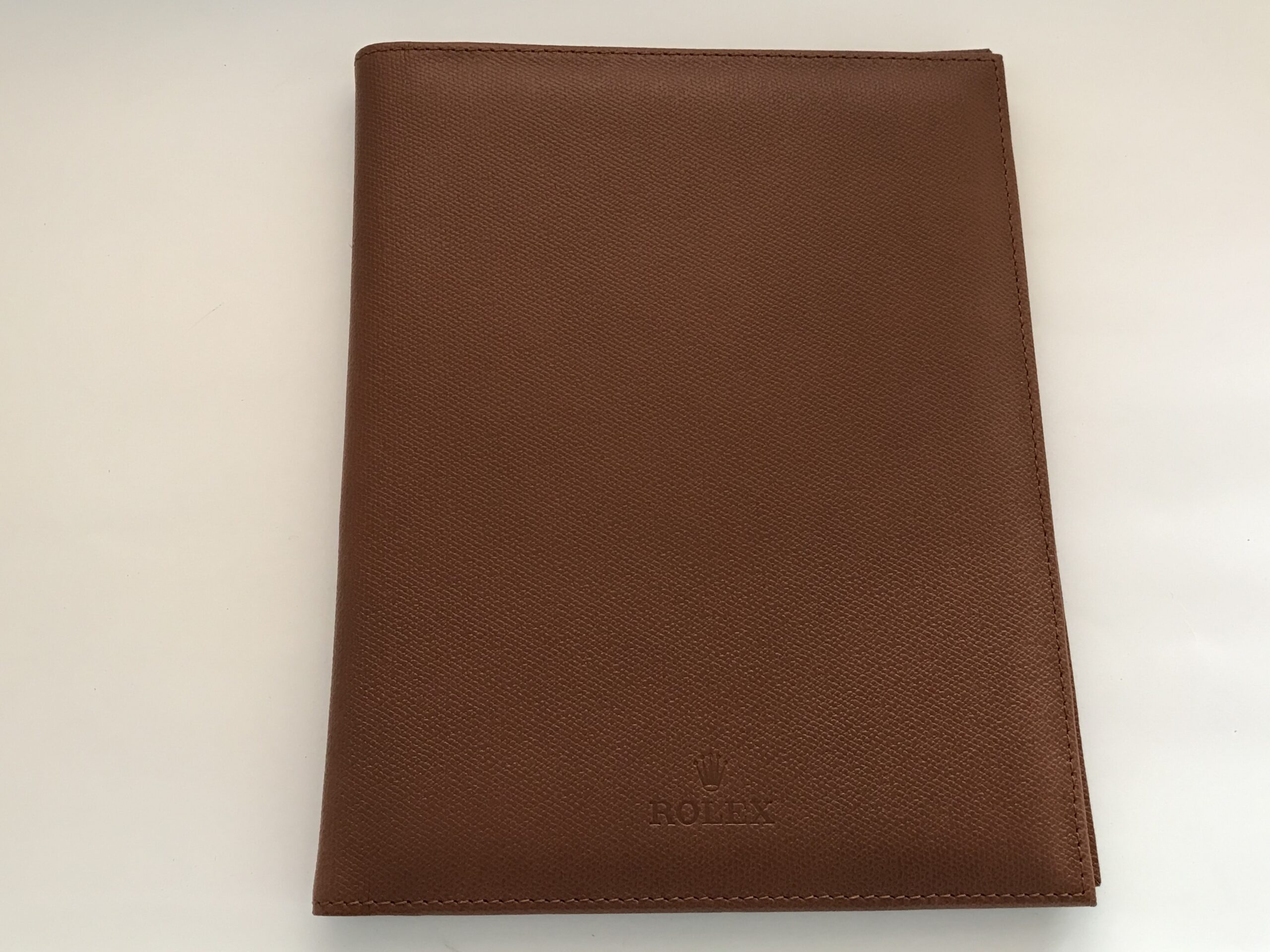 Rolex Leder Notizbuch Padfolio Case