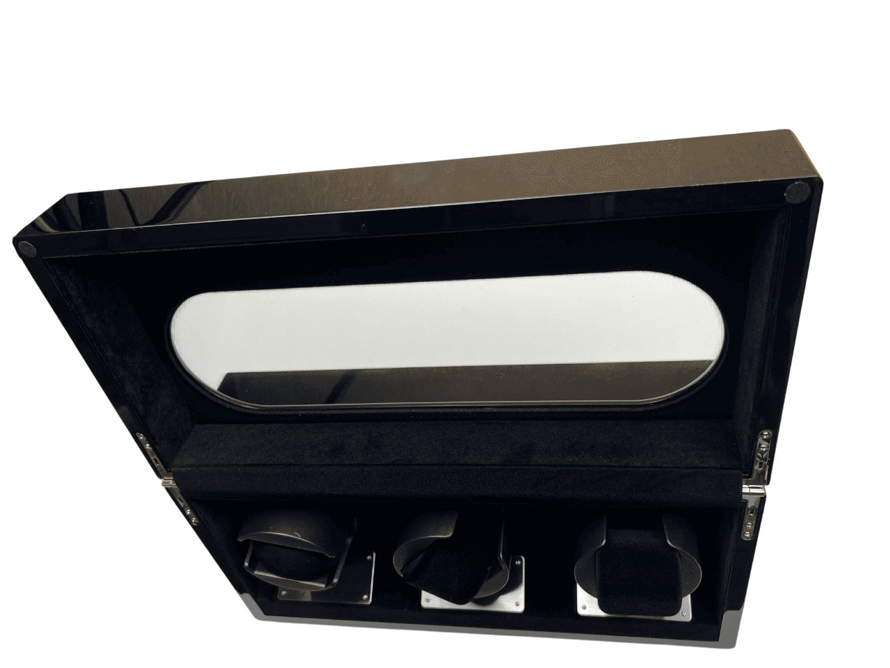 Augusta Uhrenbeweger für 3 Uhren, Schwarz, Luxus, Carbon-Look - Image 7