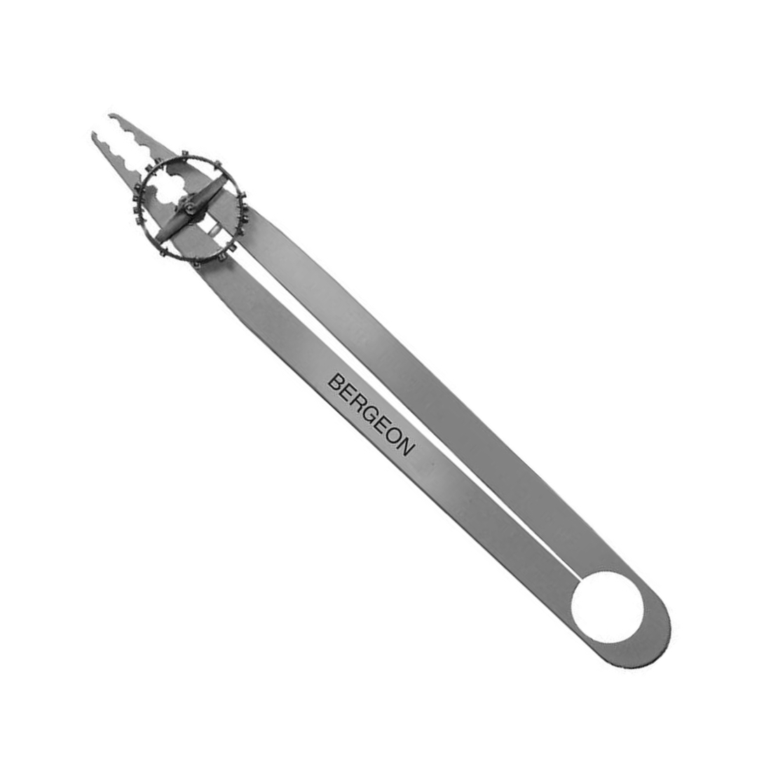 Bergeon 4852 Uhr-Pinzette mit Rollermehler und Turner