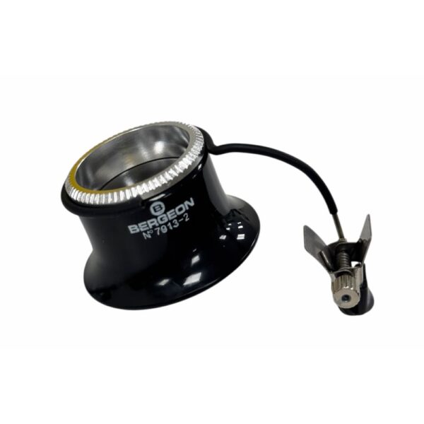 Bergeon 7913-2 Augenlupe für Uhrmacher 5-fache Vergrößerung Clip-On