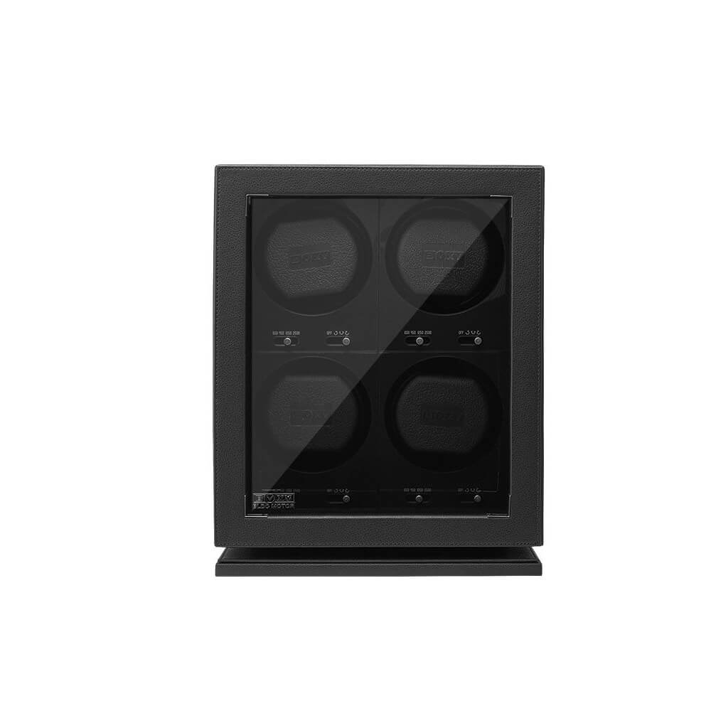 Boxy BLDC-B04 Uhrwinder für 4 Uhren, Schwarz - Image 3