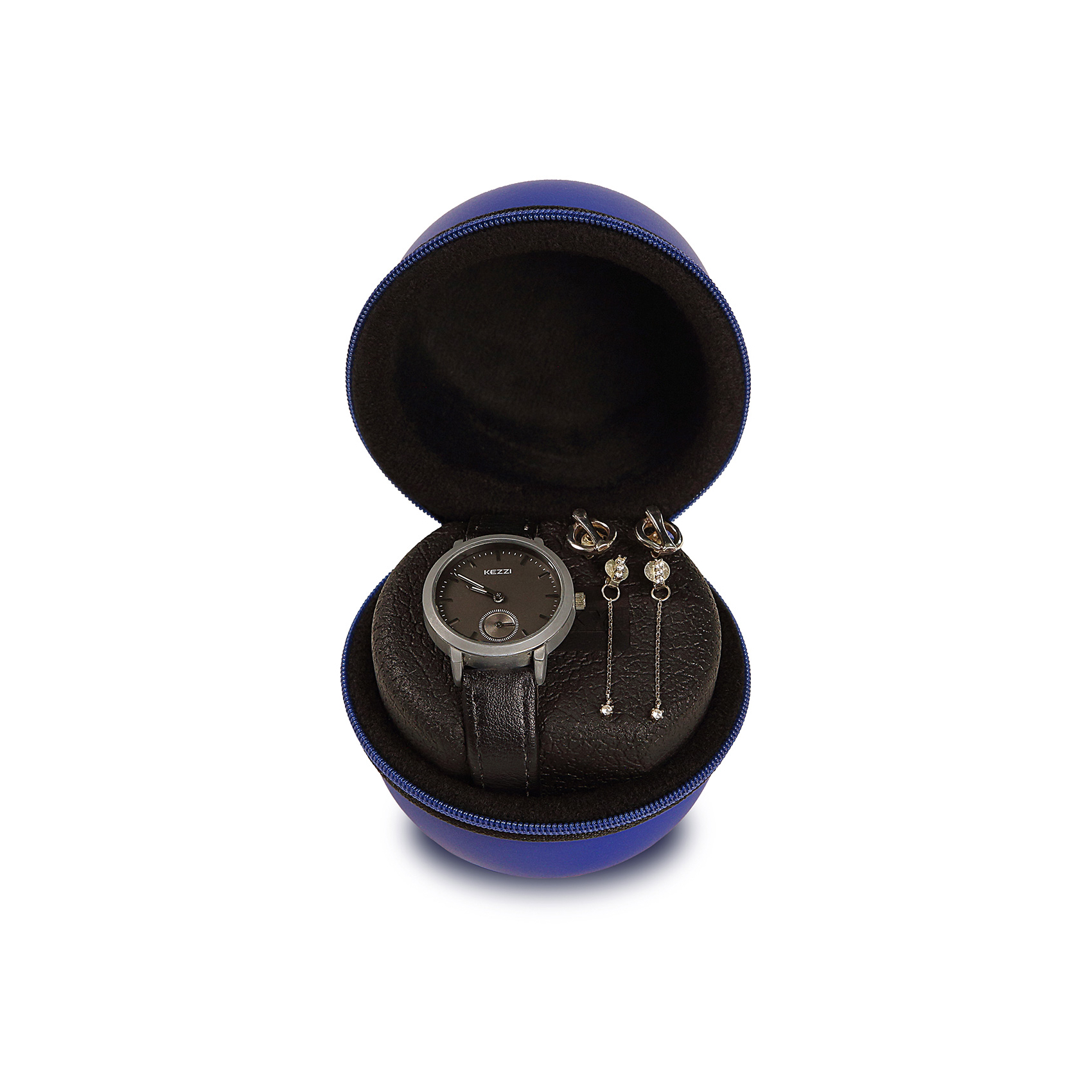 Boxy Blue Boxy Watch Box – Schutzbox aus Kunstleder