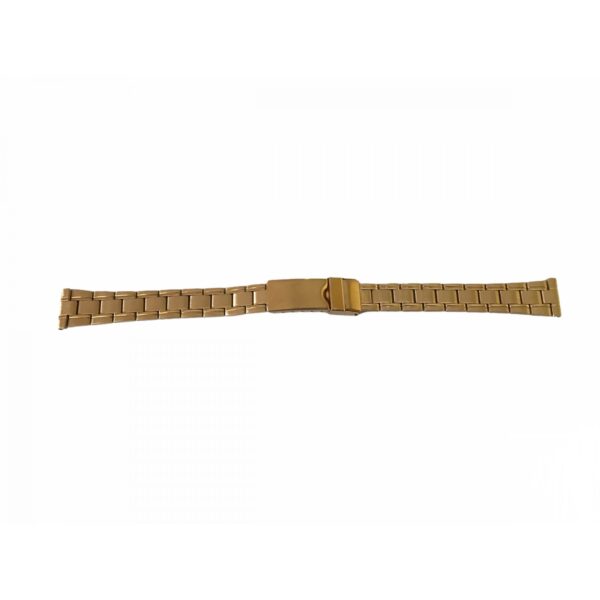 Bonflair Armband aus Edelstahl mit pinker Beschichtung und roségoldener Schließe 14mm