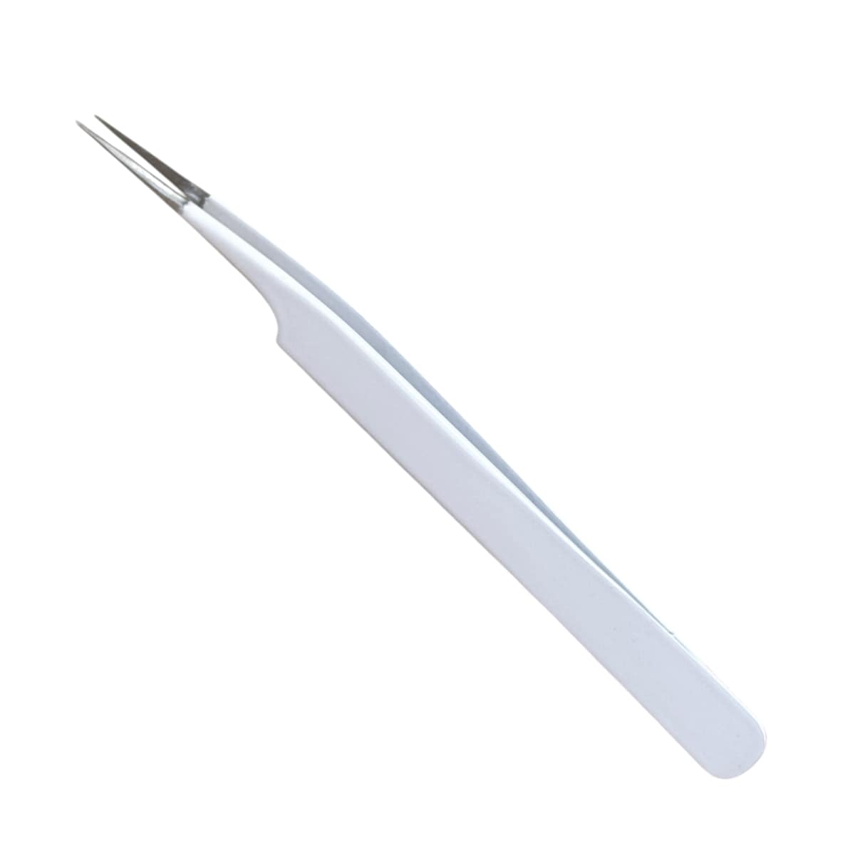 Buzzufy C17 weiße Beschichtung Tweezer für Uhrenteile, nichtmagnetisch, 120mm