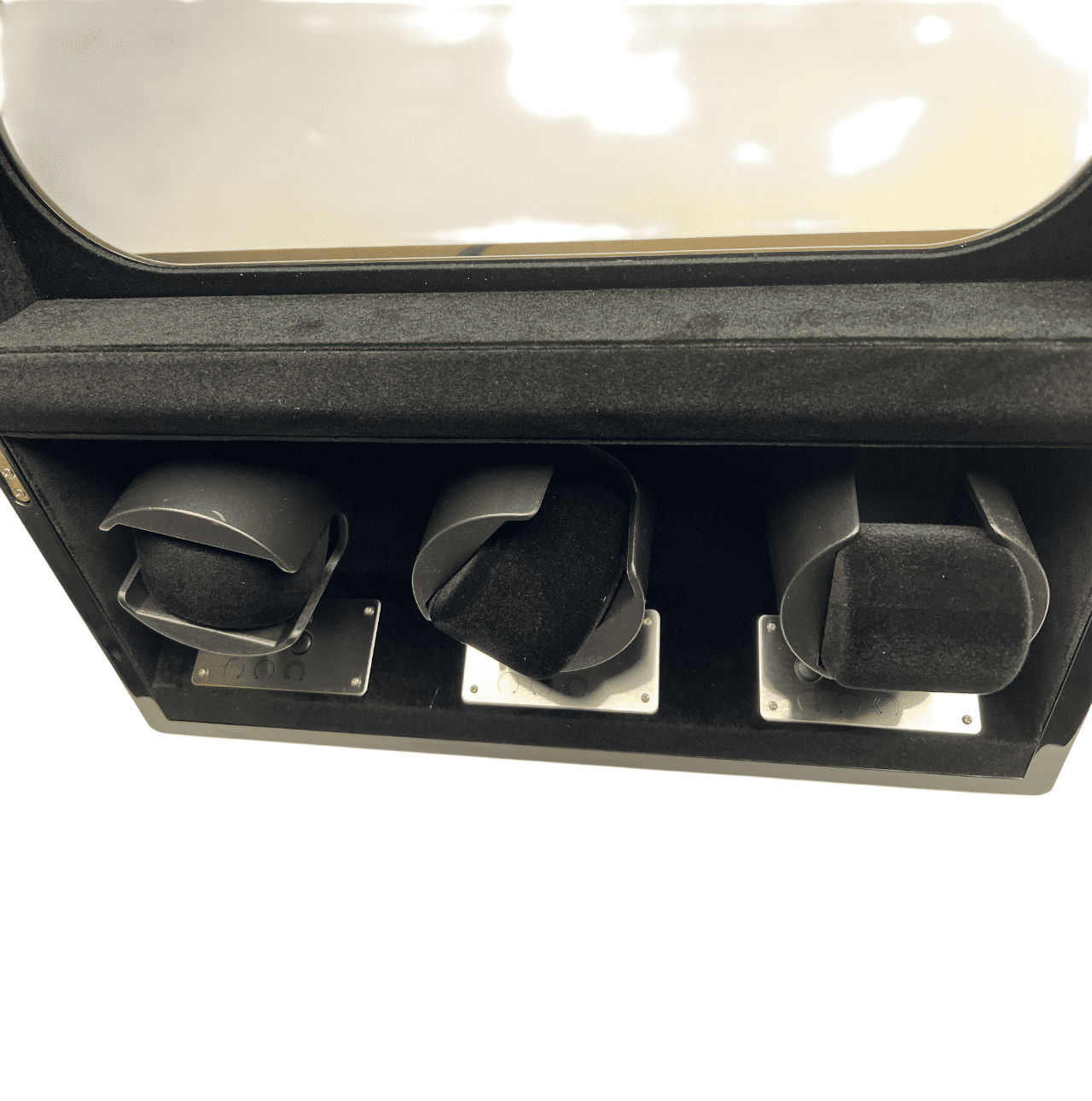 Augusta Uhrenbeweger für 3 Uhren, Schwarz, Luxus, Carbon-Look - Image 6