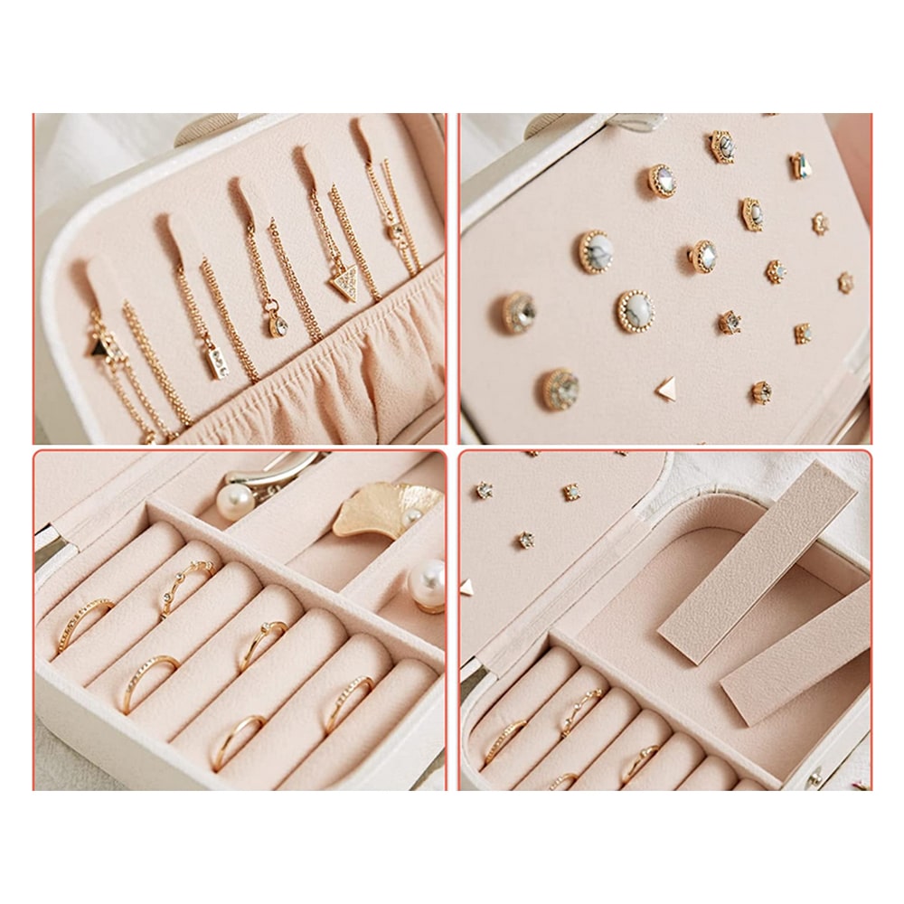 Gugita Schmuckbox Organizer mit Samt-Innenfutter - Image 4