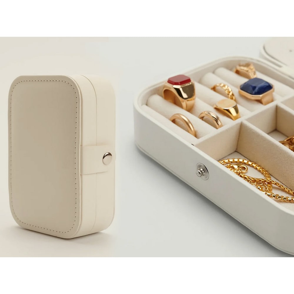 Gugita Schmuckbox Organizer mit Samt-Innenfutter - Image 3