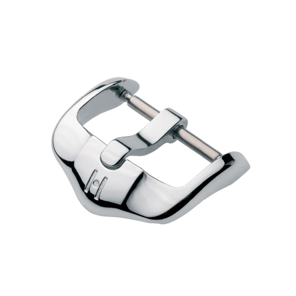 Hirsch Active Edelstahl-Schnalle für Uhrenarmband 20 mm