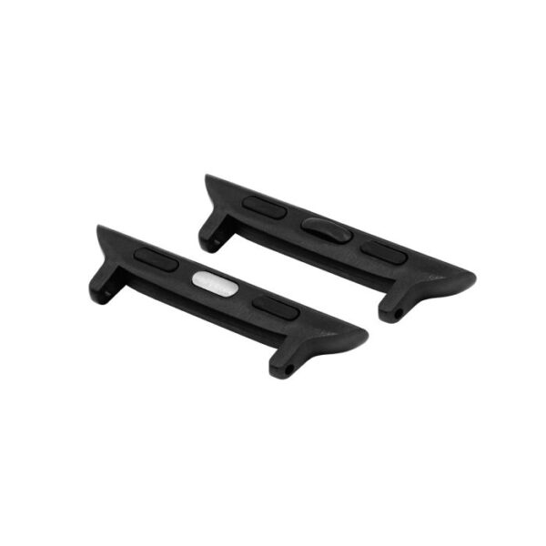 Hirsch Armband für Apple Watch mit schwarzem Adapter, 20 mm