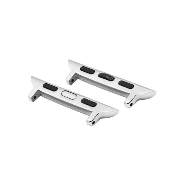 Hirsch Armband für Apple Watch mit silbernem Adapter, 22 mm