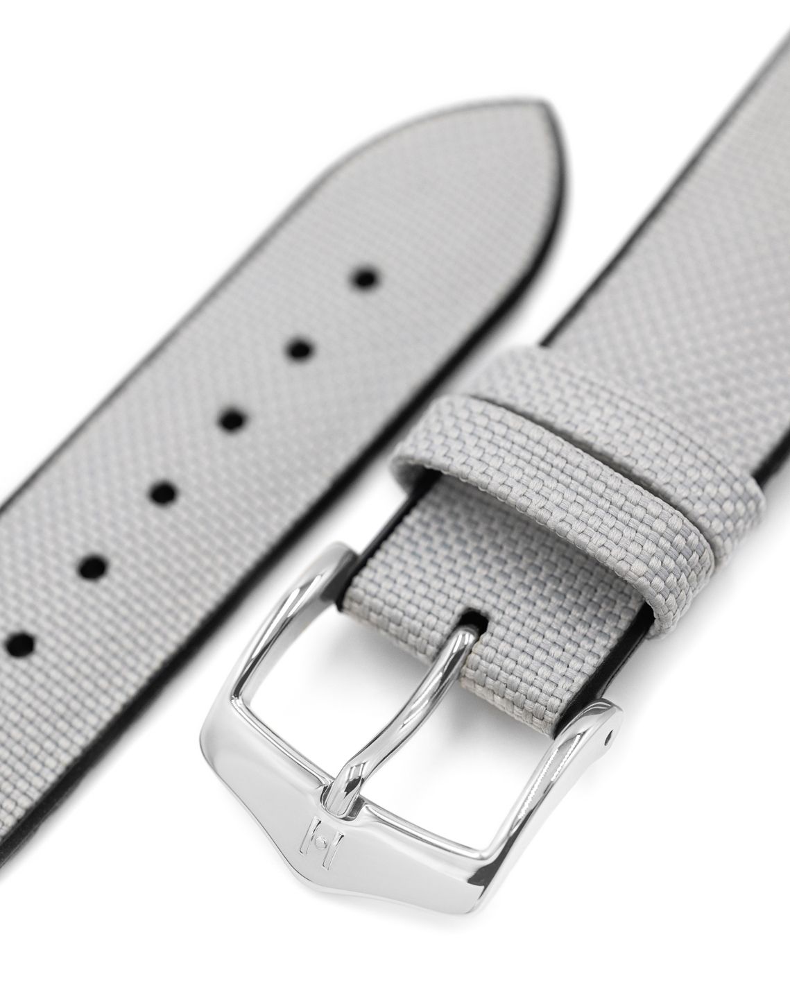 Hirsch Arne grauer silberner Armbandaufzug 18 mm 0925094030-2-18 - Image 2