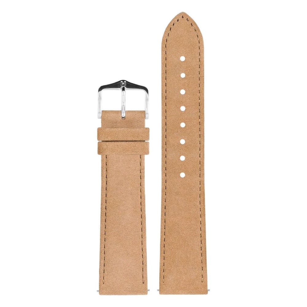 Hirsch Osiris Nubuk Beiges Kalblederarmband, 18 mm, 03433090-2-18 - Image 3