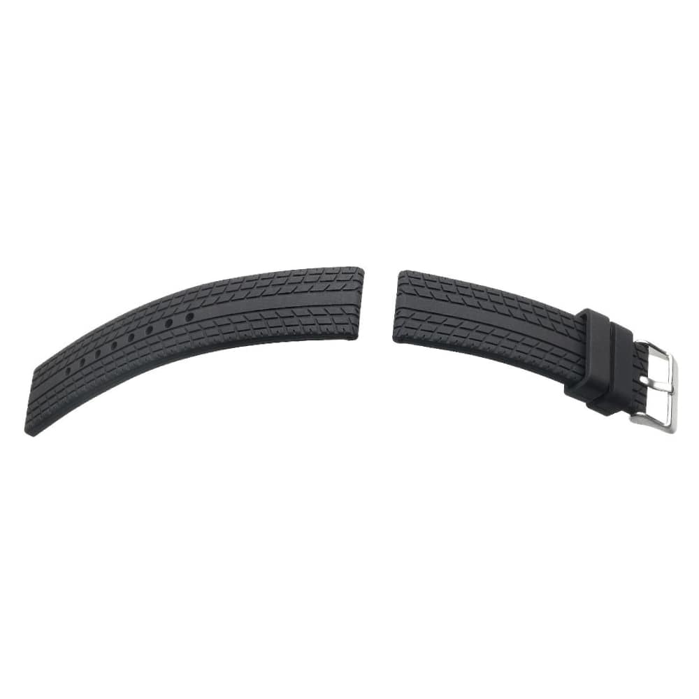 Hirsch WHEELER schwarze Gummieinlage für Taucheruhren, 22 mm, 40718850-2-22 - Image 2