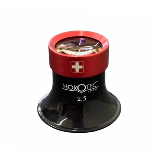 Horotec MSA00.025-2.5 Brillengläser mit schwarzem Kunststoff und Aluminiumring (x5)