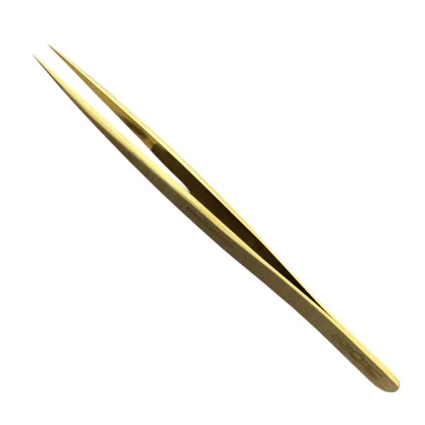 Horotec MSA12.303-B5 Messing Starker Spitzen-Pinzette, 100% Antimagnetisch, 125mm
