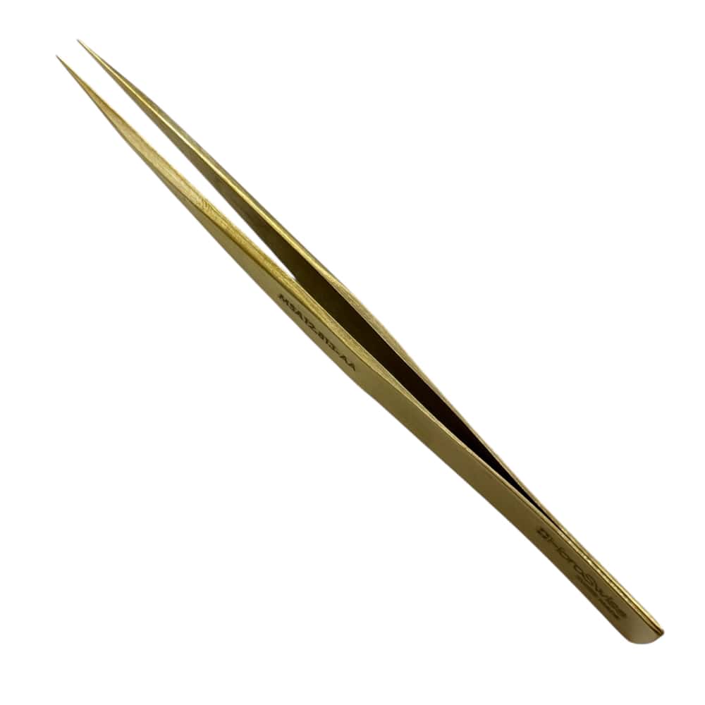 Horotec MSA12.813-AA Robuste und elegante Pinzette für den allgemeinen Gebrauch aus Messing, 125mm