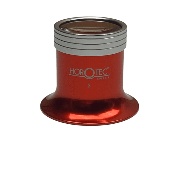 Horotec MSA00.033-3 Vergrößerungsglas 3,5x in Roteloxiertem Aluminium