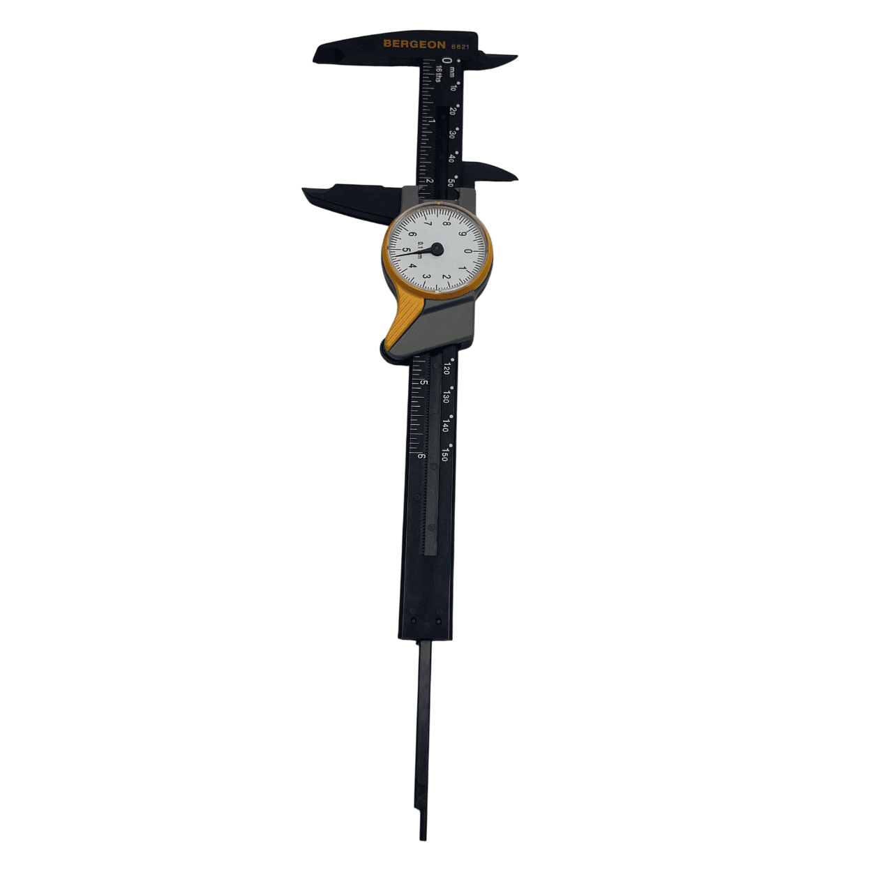 Bergeon 6621 Schieblehre mit Zifferblatt, Kunststoff, 0–150 mm - Image 8