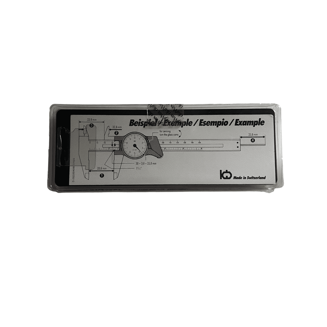 Bergeon 6621 Schieblehre mit Zifferblatt, Kunststoff, 0–150 mm - Image 10