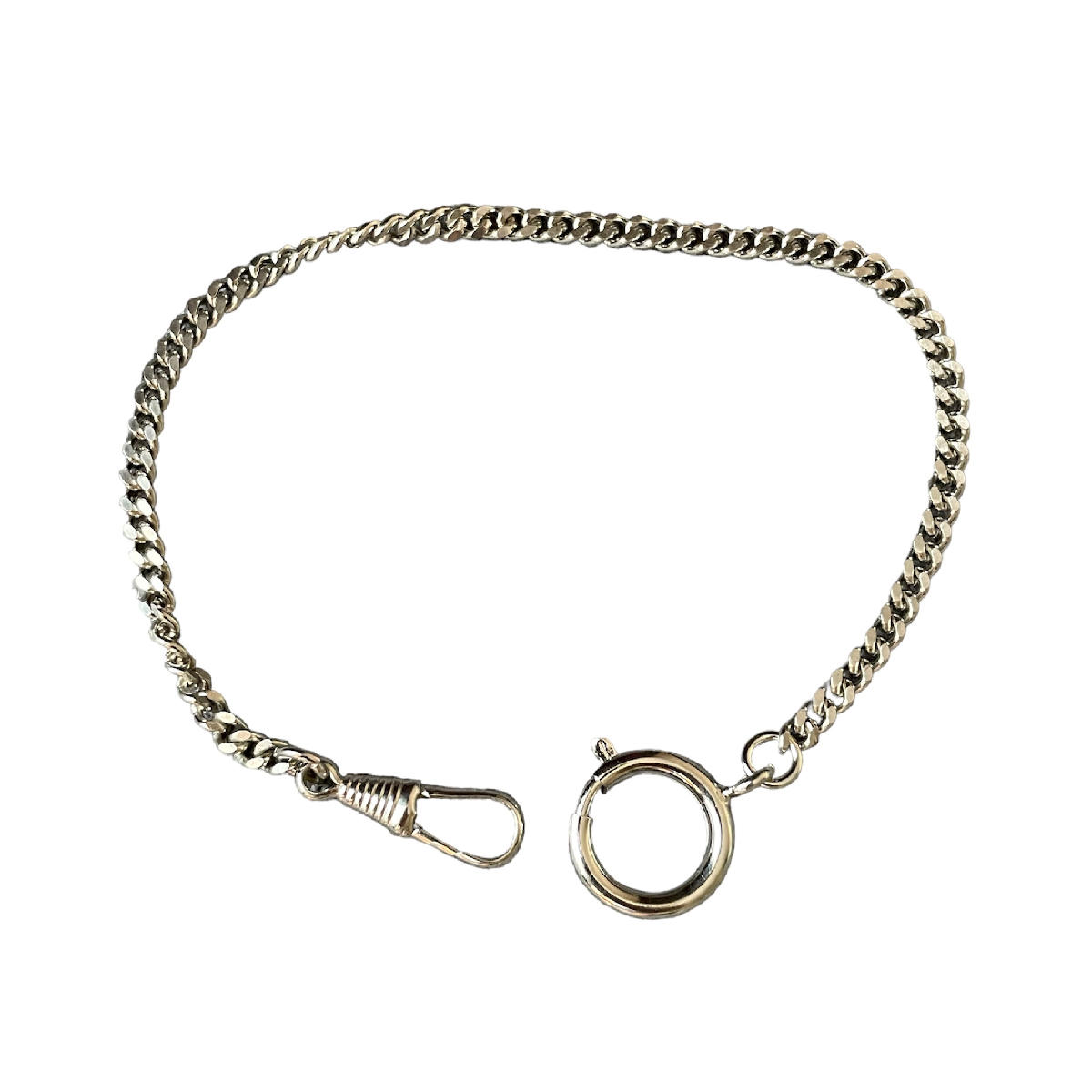 Eisen-Nickel-beschichtete Curb-Kette für Herrenuhr mit 25 cm Länge und 4.1 mm Breite