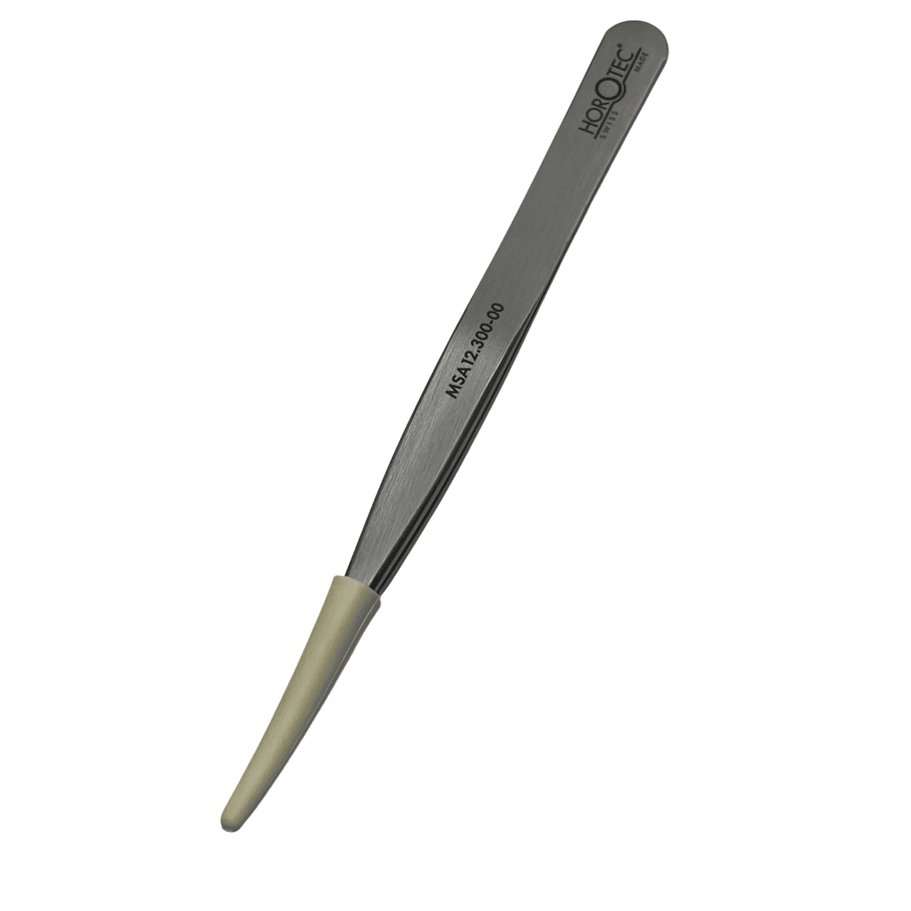 Horotec MSA12.300-00 Dicke Pinzetten Flachkiele Genve Form 120mm Kohlenstoffstahl - Image 7