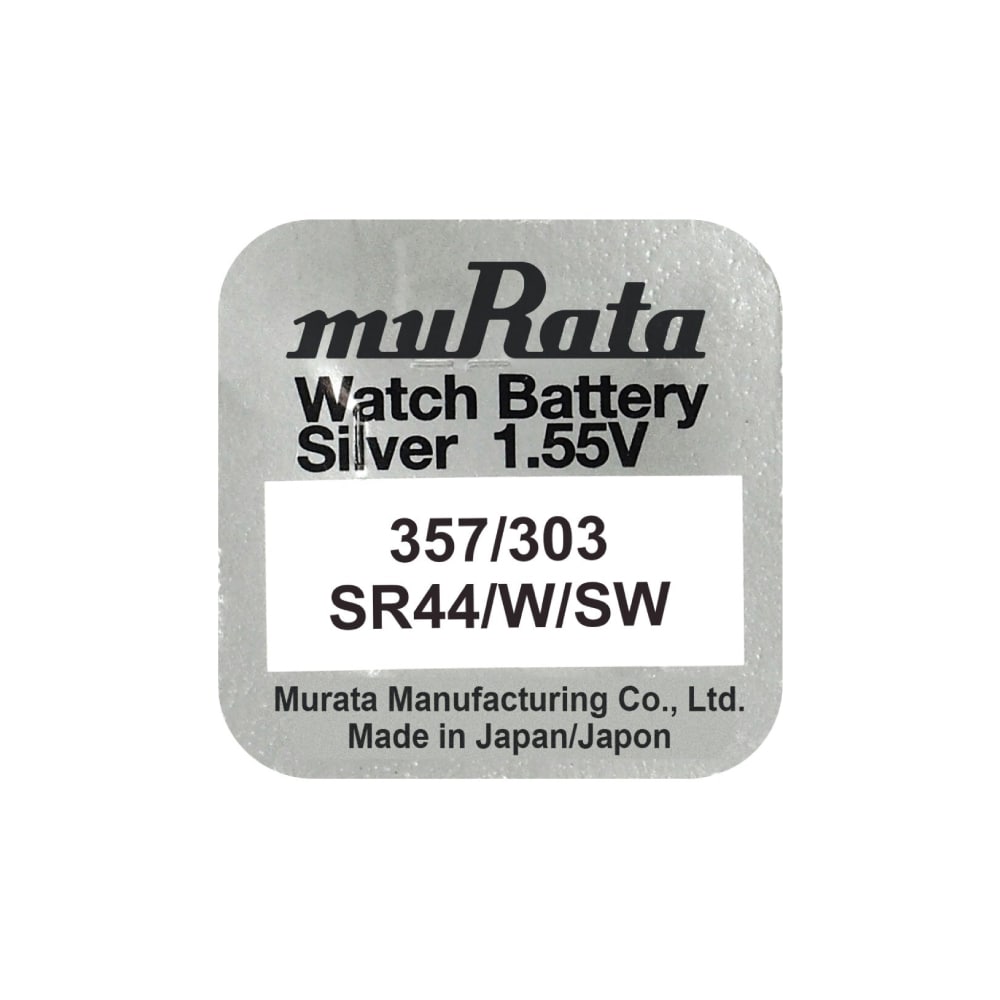 Murata 357/303 SR44N Münz-Batterie 1,55V