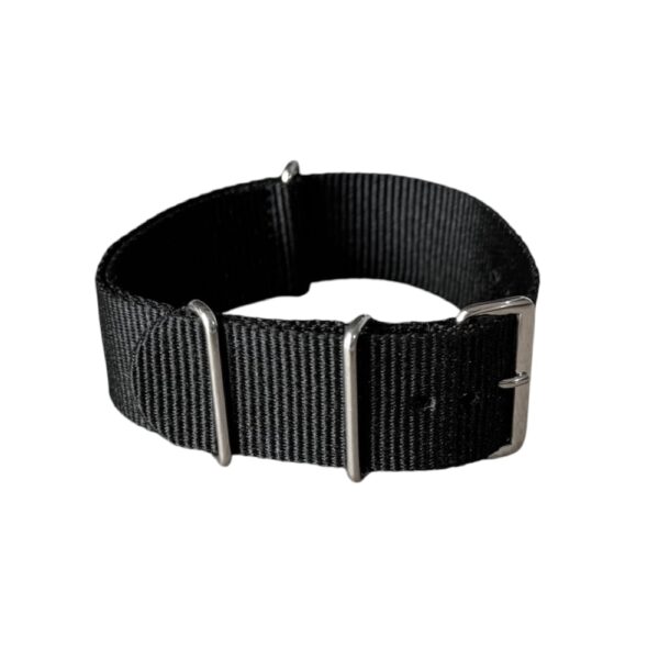Nylon NATO-Strap Schwarz, 22mm