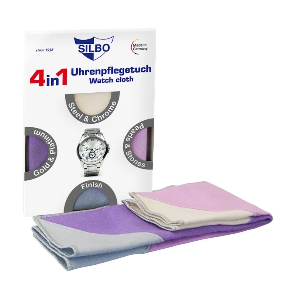 Silbo Watch Cleaning Cloth "4 in 1" 35 x 35 cm
