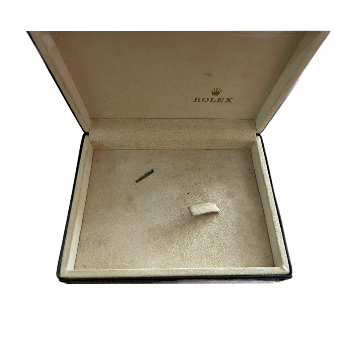 Vintage Rolex Cellini Schwarzes Lederbox mit Kartenhalter 49.00.71 - Image 2