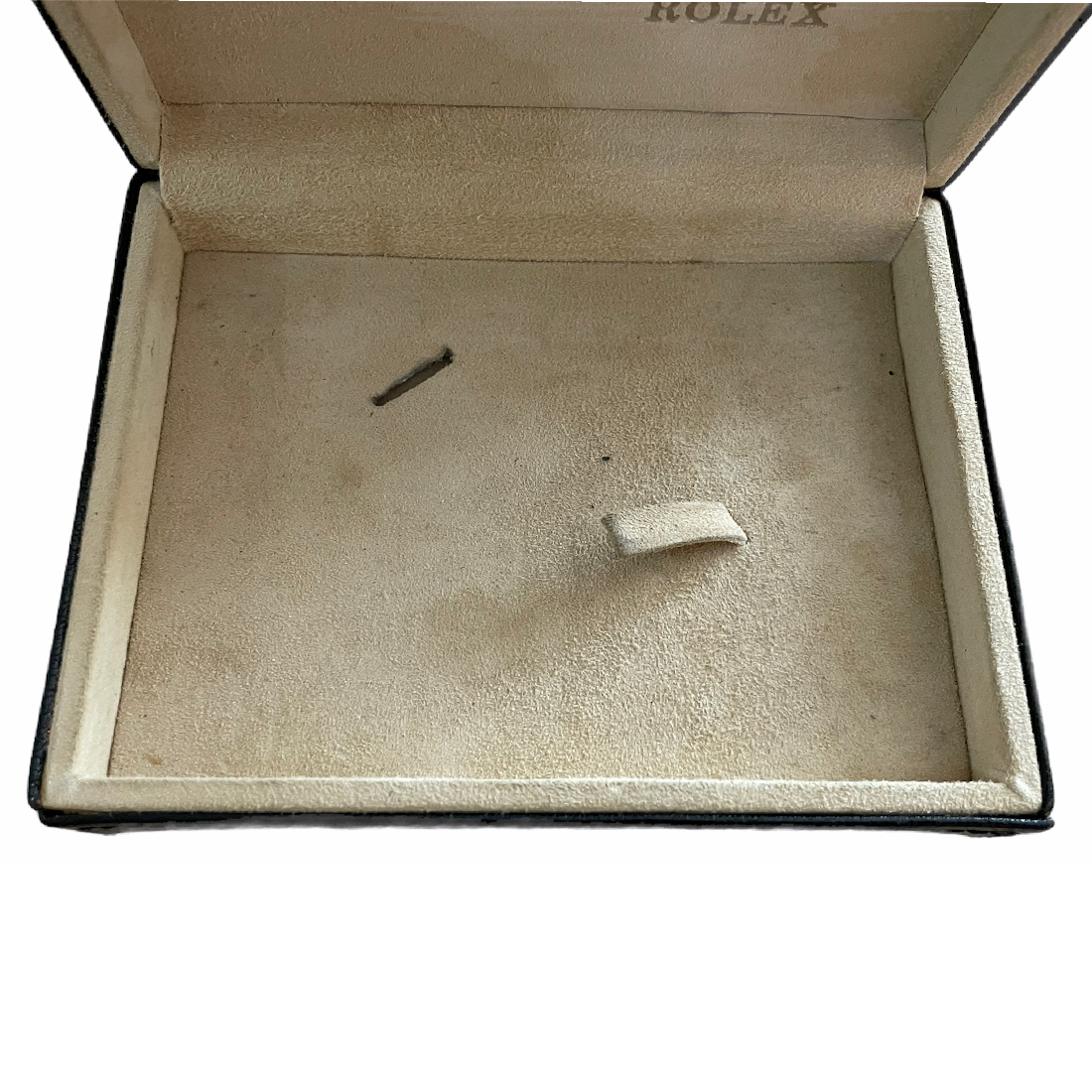 Vintage Rolex Cellini Schwarzes Lederbox mit Kartenhalter 49.00.71 - Image 3