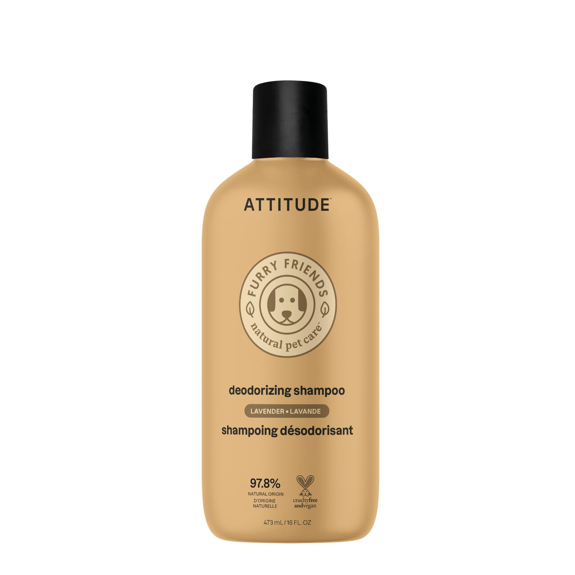 Natürliches Deodorierendes Shampoo Lavendel Furry Friends ATTITUDE