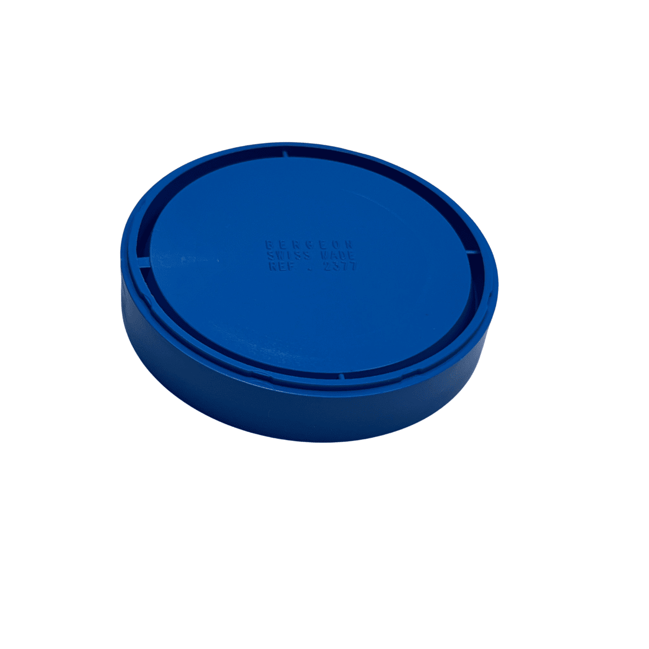 Bergeon 2377 C B, Blauer runder Zubehörtray, Ø 70 x 13 mm, Stapelbar, Lösungsmittelbeständig - Image 6