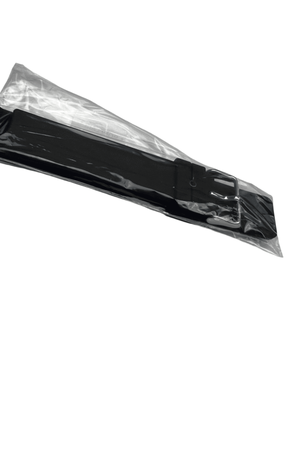 Boley Silikonband XL, Schwarz, 22 mm, Extra Lang, Glatte Version mit Schnalle
